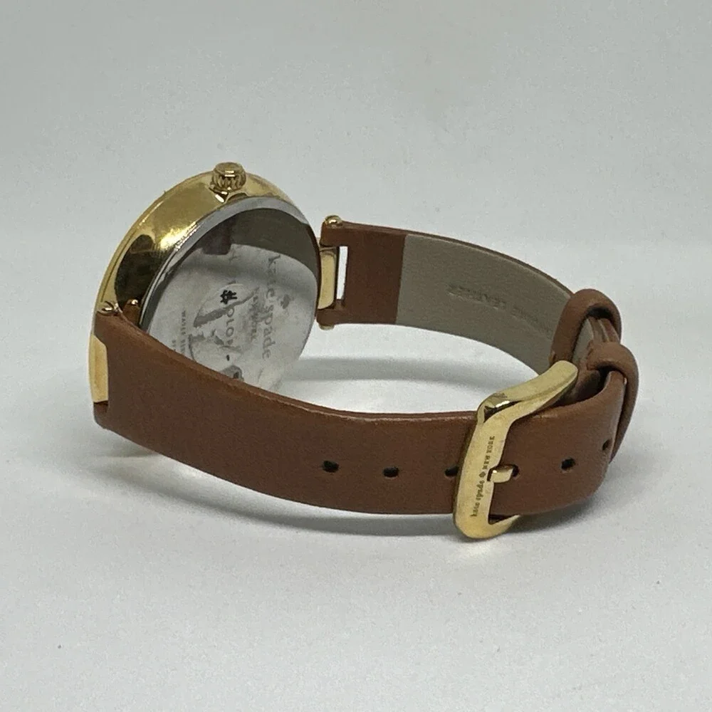 Kate Spade New York 0751 Women's Brown Mother Of Pearl Analog Dial Watch HME566